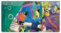 Click on Kay Smith Fish Checkbook Cover For More Details