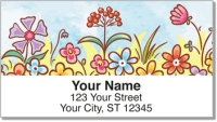 Rock Flower Address Labels