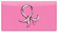 MADArt Pink Ribbon Checkbook Cover