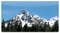 Click on Mountain Peak Checkbook Cover For More Details