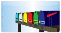 Click on Mailbox Checkbook Cover For More Details