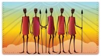 Click on Maasai Tribe Checkbook Cover For More Details