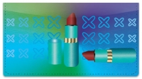 Lipstick Checkbook Cover