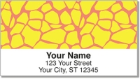 Click on Giraffe Print Address Labels For More Details