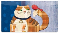 Fat Cat Checkbook Cover