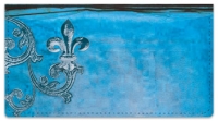 Iron Fleur de Lis Checkbook Cover