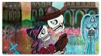 Day of the Dead Skull Checkbook Cover