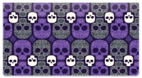 Damask Skull Checkbook Cover