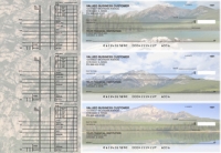 Click on Scenic Mountains Multi Purpose Designer Business Checks For More Details