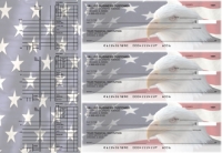 Click on American Flag Multi Purpose Designer Business Checks For More Details