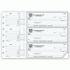 3-On-A-Page Business Size Checks, Voucher