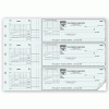 3-On-A-Page Check With Corner Voucher