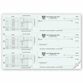 Click on 3-On-A-Page Payroll Check Works With Window Envelope For More Details