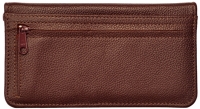 Burgundy Leather Zippered Cover