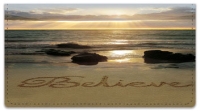 Inspirational Sand Scribbles Checkbook Covers