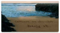 Quote Sand Scribbles Checkbook Covers