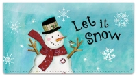 Zipkin Snowmen Checkbook Covers