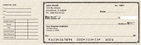 Parchment End Stub Checks