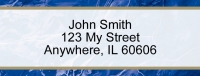 Blue Marble Rectangle Address Label