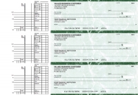 Click on Green Marble Multi Purpose Business Checks For More Details