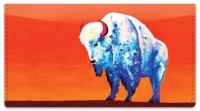 Bison Checkbook Cover