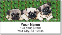 Pug Series Address Labels