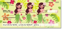 Hula Girl Personal Checks