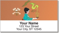 Asian Art Address Labels