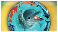 Click on Swimming Dolphin Checkbook Cover For More Details