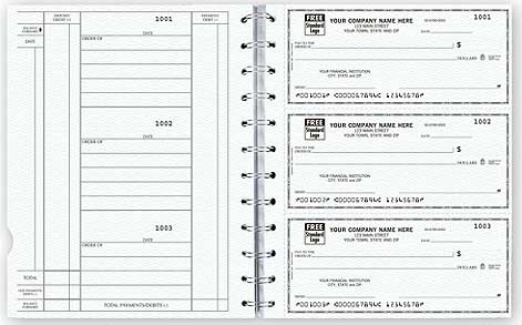 Desk Set Checks The Newport Deskbook, 3-On-A-Page Compact Size Checks