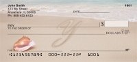 Sand Written Monogram Y  Personal Checks