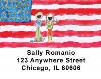 Click on Patriotic Address Labels by Amy S. Petrik For More Details