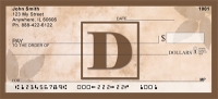 Click on Simplistic Monogram D  Checks For More Details