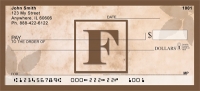 Click on Simplistic Monogram F Checks For More Details