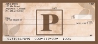 Click on Simplistic Monogram P Checks For More Details