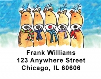 Click on Reindeer Family Address Labels by Amy S. Petrik For More Details