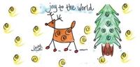 Click on Joy to the World Address Labels by Amy S. Petrik For More Details