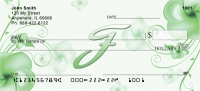 Click on Floral Monogram F  Checks For More Details