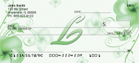Floral Monogram L Checks
