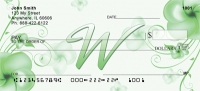 Click on Floral Monogram W  Checks For More Details