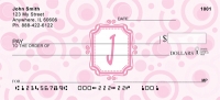 Bubbly Monogram I  Personal Checks