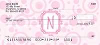 Bubbly Monogram N  Personal Checks