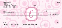 Bubbly Monogram O  Personal Checks