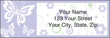 Paper Butterflies Address Labels - Set of 210