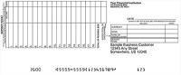 Loose Business Deposit Slips Style 17