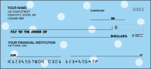 Polka-Dots Pattern Personal Checks