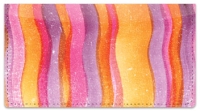 Painted Pattern Checkbook Cover