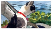 Click on Cat Capers Checkbook Cover For More Details