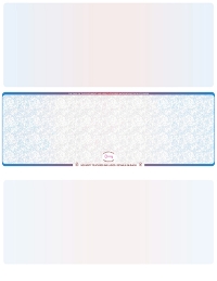 Blue Red Blank High Security Middle Laser Checks