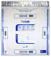 Deposit Bag 20'' X 20'' TripLok, clear